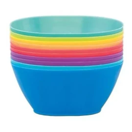 Chiqui Mundo Set De Platos Hondos Juego De 8 Piezas Colores