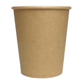 UNIQ 1000-Count 8 oz Paper Coffee Cups Kraft Color | Disposable Hot Drink Cups for Coffee, Tea, Hot Chocolate | Hot Cup Factory