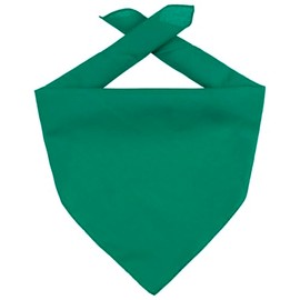 Hutshopping Bandana Scarf, Bandana, Cotton Scarf, Bandanas, Headscarves (One Size, Dark Green), dark green