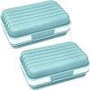 Lofekea Travel Soap Case, 2 Pieces, Soap Dish with Lid,
