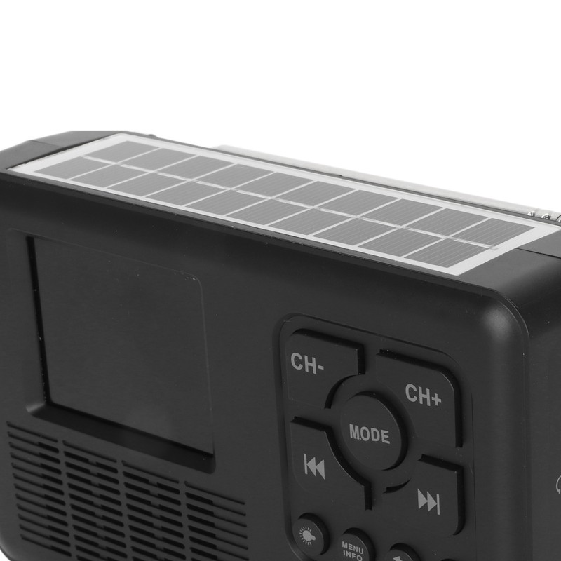 Solar Hand Crank Radio DAB FM Bluetooth 5.0 4 Ways