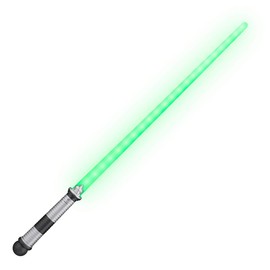 FlashingBlinkyLights Green LED Light Up Saber Space Sword