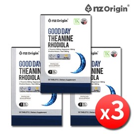 L-Theanine Rhodiola Magnesium Stress Care L-Theanine 3 bottles (approx. 3 months) Good Day Rhodiola Tension Relief Serotonin Tryptophan / L 테아닌 홍경천 마그네슘 스트레스케어 엘테아닌 3통 약3개월 굿데이 로디올라 긴장완화 세로토닌 트립토판