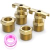 MEANLIN RV Water Heater Replacement Drain Valve 1/4" NPT &