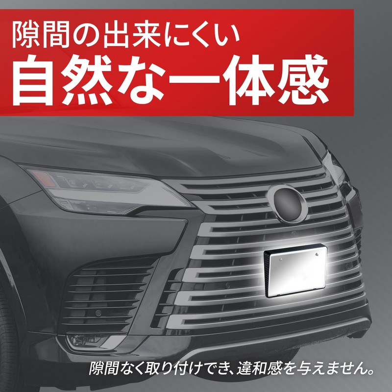 SEIWA IMP206 Car Exterior Product License Plate Base Carbon Number