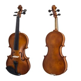 Sky 1/8 Size Student Violin with Lightweight Case, Brazilwood Bow, Shoulder Rest, String, Rosin, and Mute