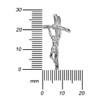 JEVELION Cross Pendant 925 Sterling Silver Cross Jesus Christ Crucifix