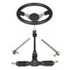 waltyotur 300mm Steering Wheel Steel Kit 320mm Gear Rack Pinion