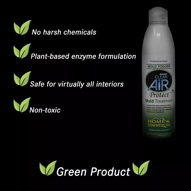DWD2 Clean Air Protect Fogger 8oz Mold Odor Treatment Multi