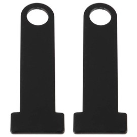 TKSE Helmet Strap D-Ring Lock, Helmet Lock, Helmet Strap DRing Lock Stainless Steel Motorcycle Universal for Honda(Black)