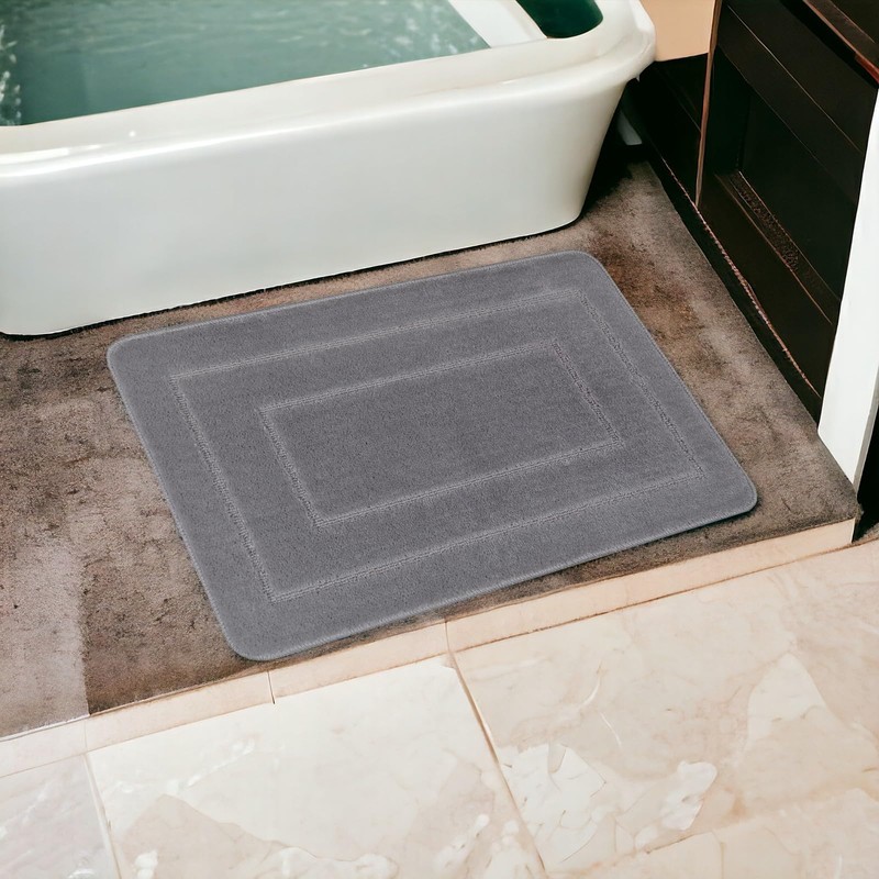 EDS 2 Piece Ichra Bath Mat Set Non Slip Ultra