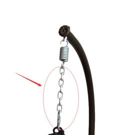 Hammock Chair Ultimate Hanging Hardware Kit-Hammock Iron Chain and Spring Snap Hooks Perfect for Hammocks, Chairs, Beds, Baskets, Furniture and Swings Outdoor/Indoor (Brown)