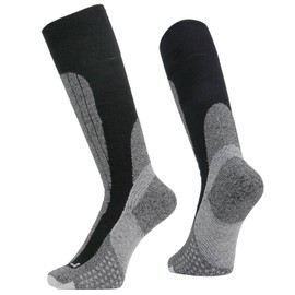 VAXPOT VA-1750 Snowboard Ski Socks, Graduated Compression Design, 5 Finger Type, Thermolite Merino Wool