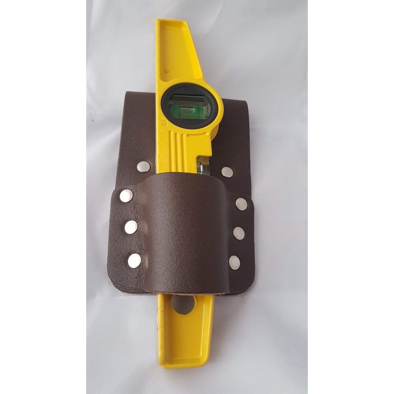 Brown Pure Leather Level Holder for Scaffolding Belt BBI for