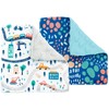 S&T INC. Crinkle Squares Baby Toys, 6 Inch x 6