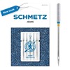 SCHMETZ Sewing Machine Needles, 130/705 H-J, 5 x Jeans Needles