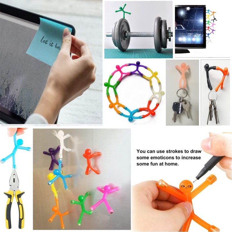 RRigo Mini Man Fridge Magnets, Cute Rubber Magnet Men's Fridge
