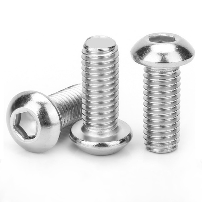 5/16-18 x 2-1/4'' (10 Pack) Button Head Hex Socket Cap