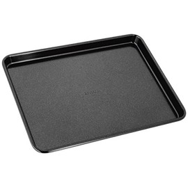 Stellar SB46 Small Non-Stick Baking Tray with Lip 24cm x 18cm x 1.5cm, Heavy Duty, Dishwasher Safe - Non-Stick Warranty with 5 Year Guarantee
