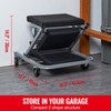 Happybuy Z-Creeper Seat, Dual-Function Rolling Foldable Auto Creeper/Stool, Supports Up