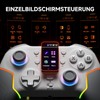 ECHTPower Interaktiver TFT Bildschirm Wireless Controller für PC/Switch/Switch 2/iOS/Android, 2.4G