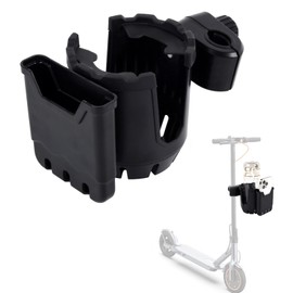 Scooter Cup Holder, Electric Scooter Accessories, Anti-Slip Accessories Fit for Most Scooters, 2-in-1 Drink & Phone Holder Attaches to Scooters and Walkers, Tool Free Installation and Fast Dismounting
