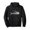 Fish Skeleton Bones Pullover Hoodie
