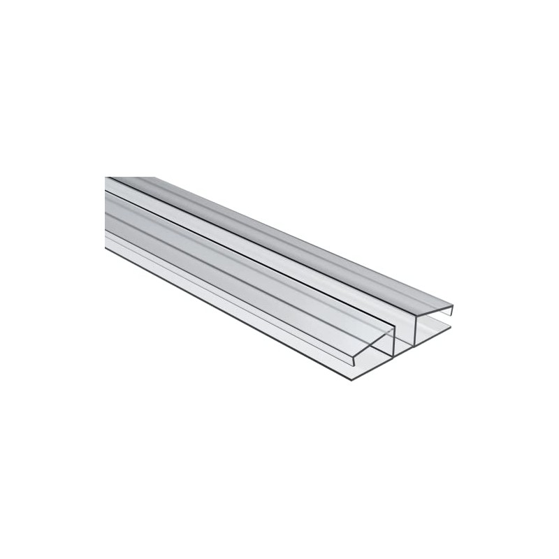 PVC Living Hinge with Groove for 1/4" Thick Panels, 24"