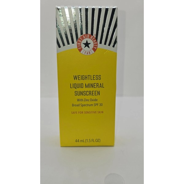 First Aid Beauty Weightless Liquid Mineral Sunscreen SPF 30-1.5 oz