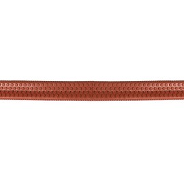 Exion 5/8" (16mm) Designer Stitched Raised Leather Rubber Reins | Premium Grip English Horse Reins with Hook Studs | Durable Non-Slip Reins for Jumping, Hunting, Eventing & Everyday Riding