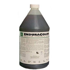 EnduraColor Reactive Concrete Stain - 1 Gallon"Ebony"