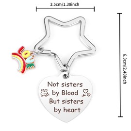 Kroziet Sister Gifts,Sister Keyring,Sister Gifts From Sister,Sister in Law Gifts,Big Sister Gifts,Presents for Sister,Sister Gifts From Brother,Sister Birthday Gifts,Sister Christmas Gifts