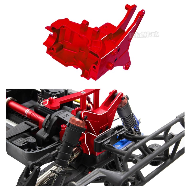 BRCatWPark RC Aluminum Front Rear Upper Gearbox Covers & Shock