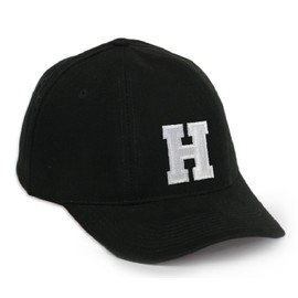 Casual Baseball Cap A-Z Letter Alphabet Embroidered hat hats caps adjustable strap Snap back (H)