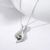 ROMANTIC WORK Mother Necklace 925 Sterling Silver Birthstone Mother Pendant