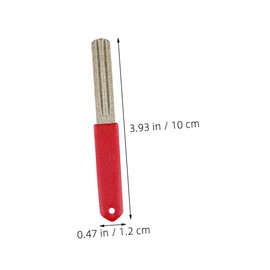 OSALADI Fish Hook Sharpening File Compact Diamond Sharpener for Outdoor Fishing and Camping