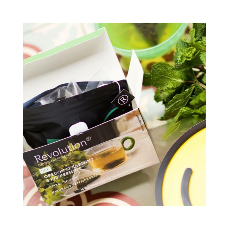 Revolution Herbal Tea Spearmint & Peppermint See 0.9 oz (24