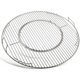 Adviace 8835 Grill Grates for Weber Charcoal Grill, Original Kettle Premium, Master-Touch, One Touch, Performer Premium, Charcoal Smoker, 21.5’’ Stainless Steel Round Cooking Grid Replacement Parts