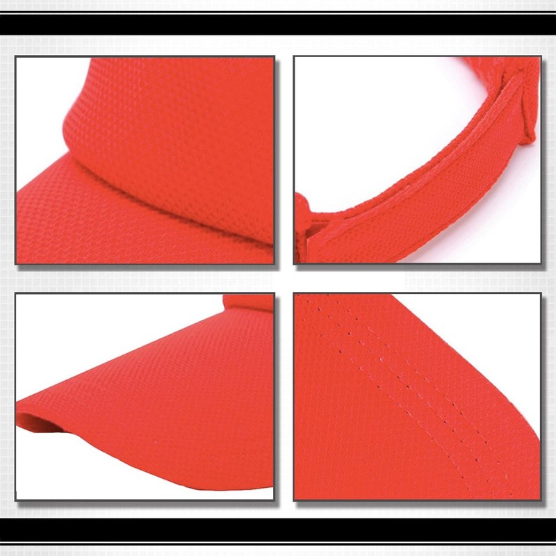 White Fang CA019 Women's Visor Sun Visor, Solid, Hat, Stylish,
