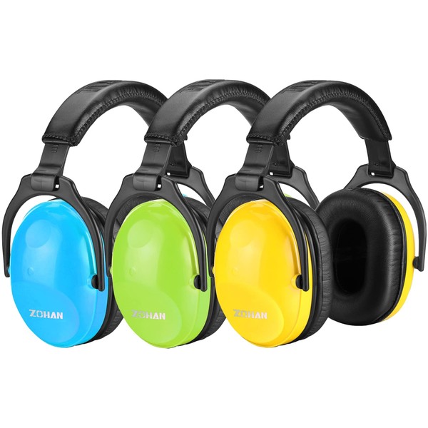 ZOHAN Kids Ear Protection 3 Pack,Kids Noise Canceling Headphone for Concerts, Monster Truck, Fireworks