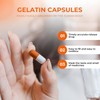 AngtaiJN Empty Gelatin Capsules Size 0 Clear Empty Capsules for