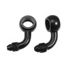 X AUTOHAUX Brake Hose AN3 28 90 Degree M10 Motorcycle