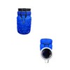 Kitchen 3pc Piece 4.5oz Color Glass Jars with Airtight Lid