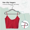Stormix Kids Hangers 32 Pack, Non-Slip Velvet Hangers with Shoulder