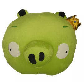 fantasycart Brand New Angry Birds 14.5" Plush Green King or Grandpa PIGLET Piggy Pig Pillow - Green King