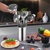 Stainless Steel Cooking Utensils Set, LIANYU 31-Piece Metal Kitchen Tools