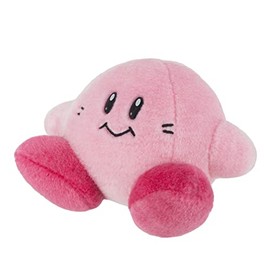 SAN-EI Kirby Star 30th Classic Plush Toy, Kirby, W 7.5 x D 5.9 x H 4.9 inches (19 x 15 x 12.5