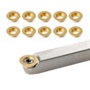 Titanium Coated Carbide Cutter Inserts for Wood Turning Tool, Pack