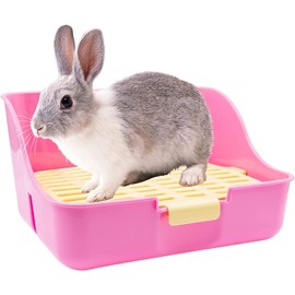 MMBox quadratischer Tiertöpfchen für Kleintiere wie Hasen, Meerschweinchen und Frettchen