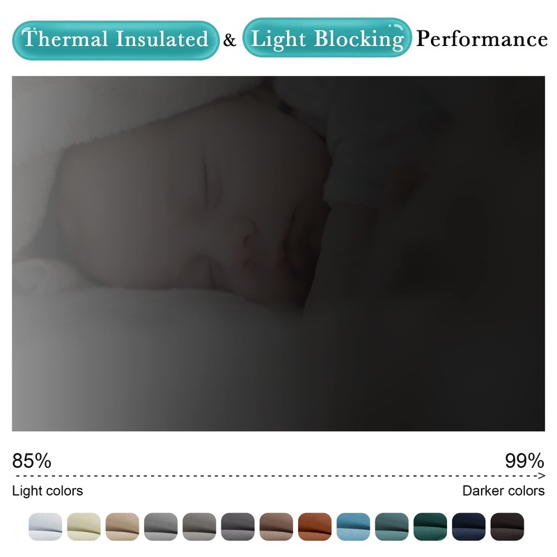 NICETOWN - Cortina de exterior impermeable para patio